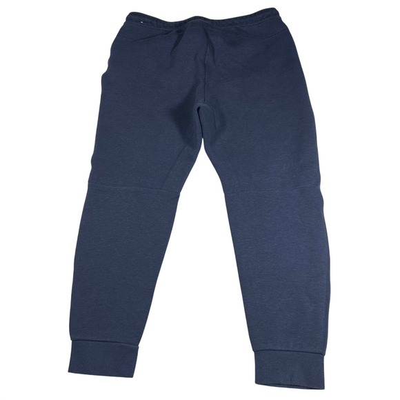 Nike Tech Fleece Joggers Mens 2XL Navy Blue Slim Fit Sweatpants FB8002-473 - Picture 3 of 7